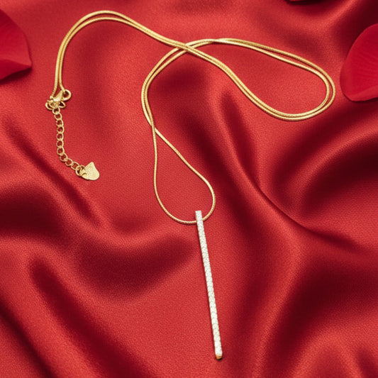 Golden strip Necklace for Girls