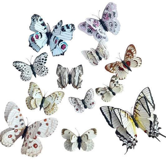 3D Butterfly Sticker with Magnets for Fridge and Wall
