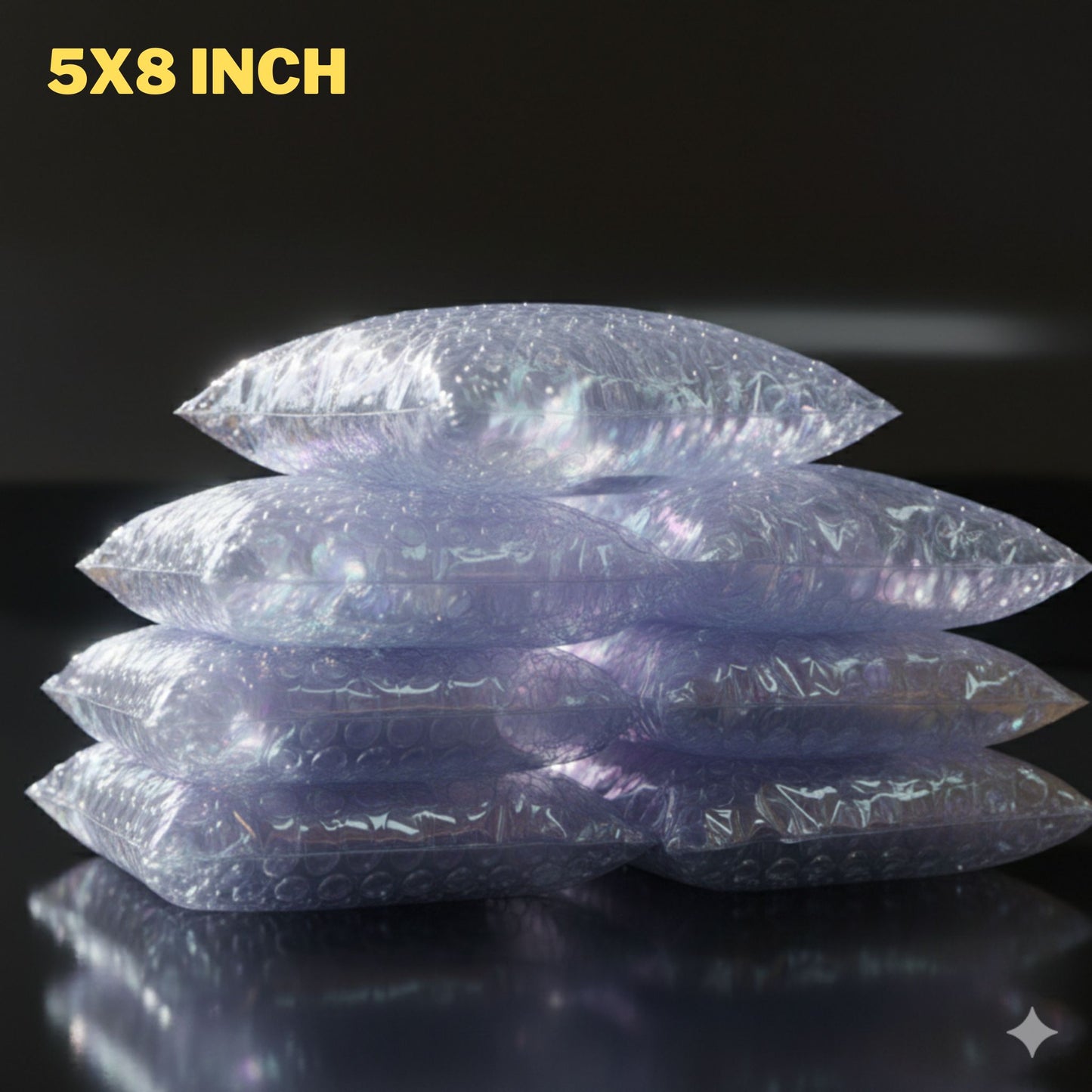 Poly Bubble wrap Bags Clear Shakeproof Recyclable Small and Large Packing Pouches