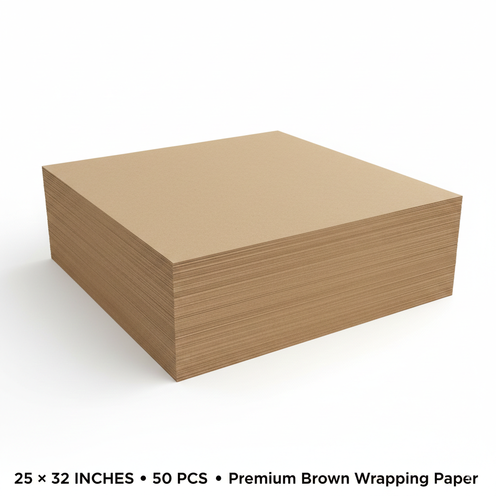 Brown Wrapping Paper for Crafting and Packing
