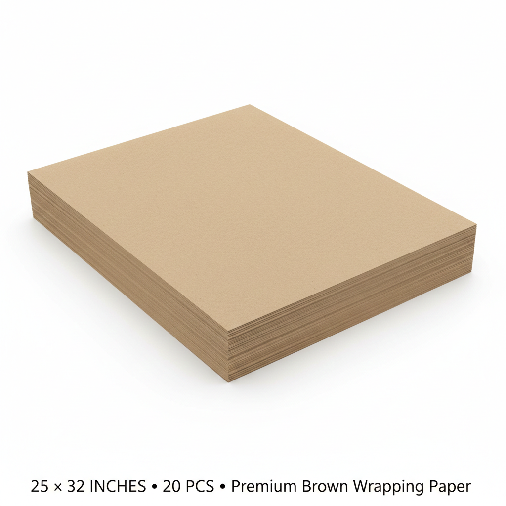 Brown Wrapping Paper for Crafting and Packing