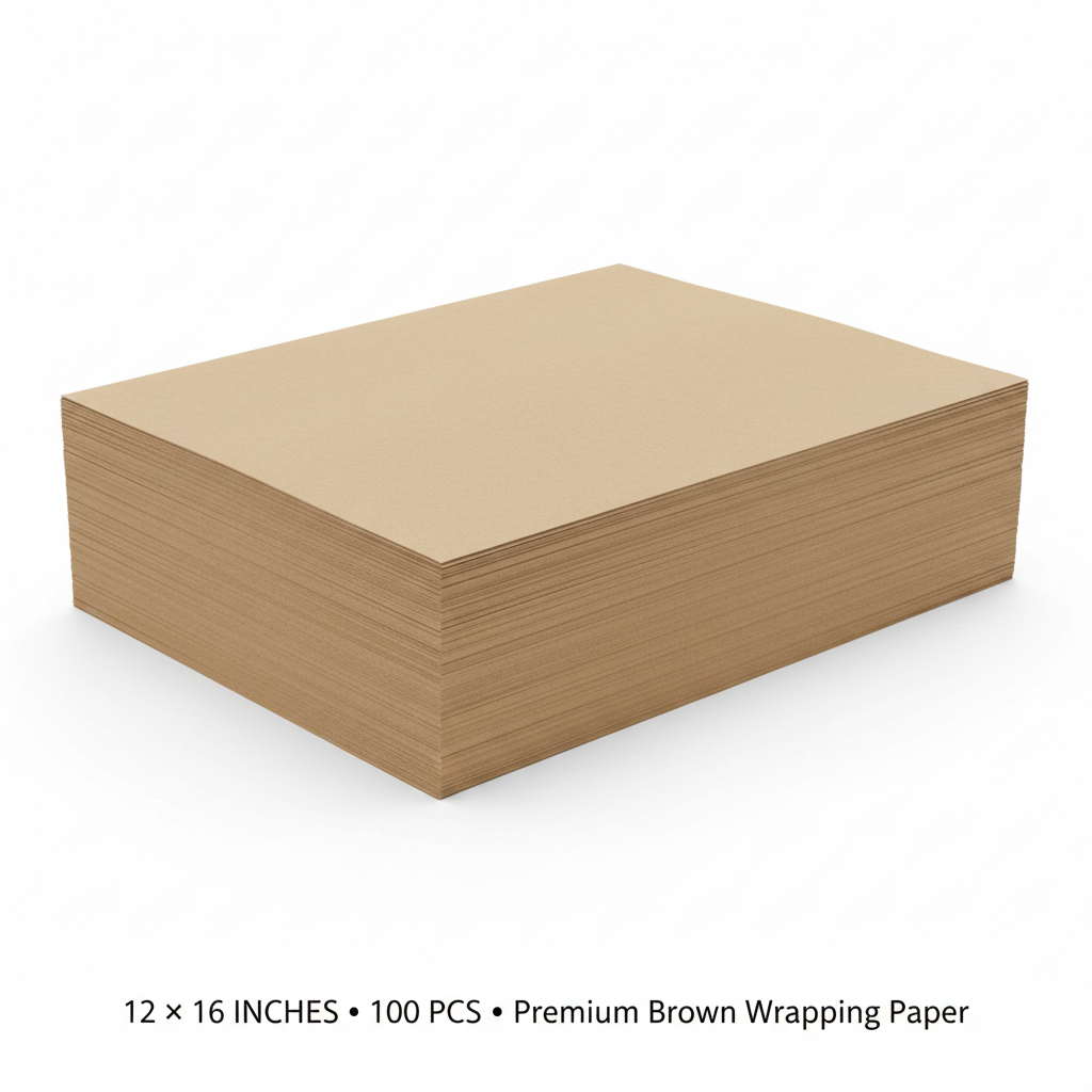 Brown Wrapping Paper for Crafting and Packing