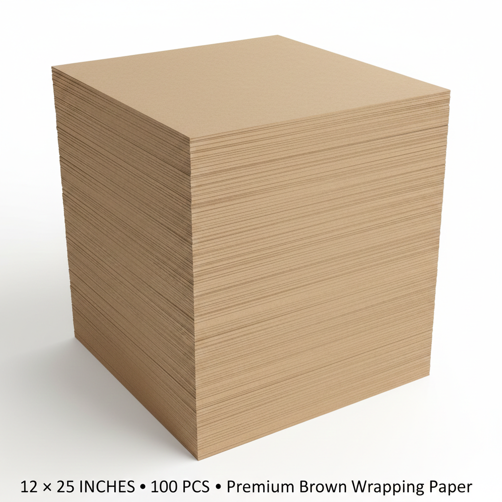 Brown Wrapping Paper for Crafting and Packing
