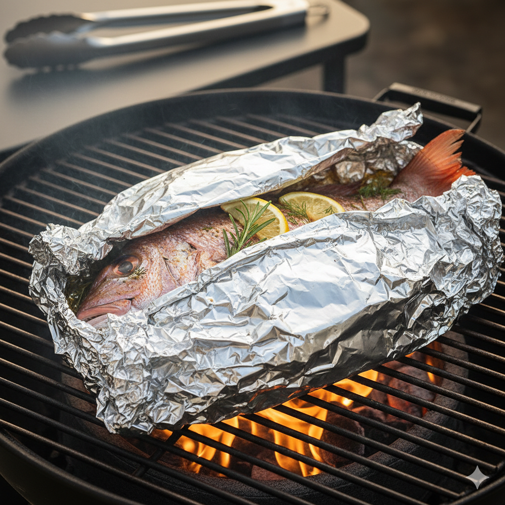 Aluminium Foil Roll Sheet – Heat Resistant Kitchen & Food Wrapping Foil for Cooking & Baking