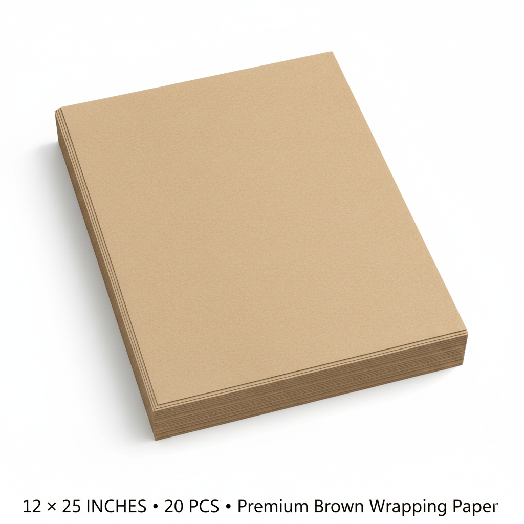 Brown Wrapping Paper for Crafting and Packing