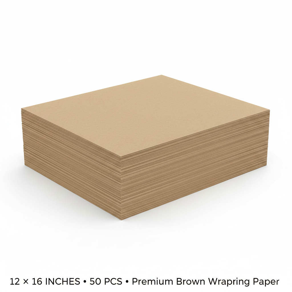 Brown Wrapping Paper for Crafting and Packing
