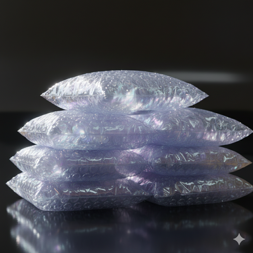 Poly Bubble wrap Bags Clear Shakeproof Recyclable Small and Large Packing Pouches