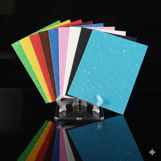 Self Adhesive Sticky Glitter Sparkles Foam Sheet with Sticky Back Pack