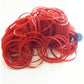 High Quality Red Color Rubber Bands hair Packing