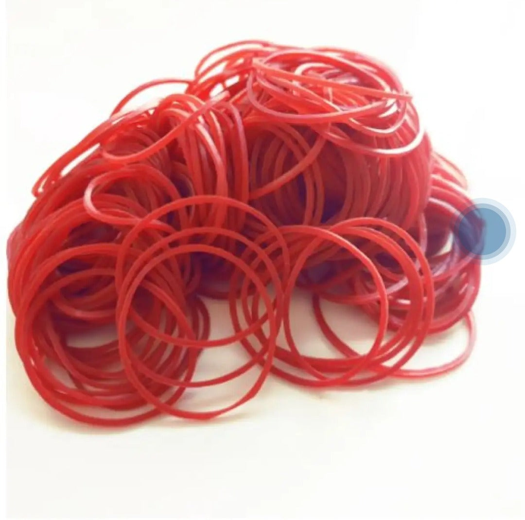 High Quality Red Color Rubber Bands hair Packing
