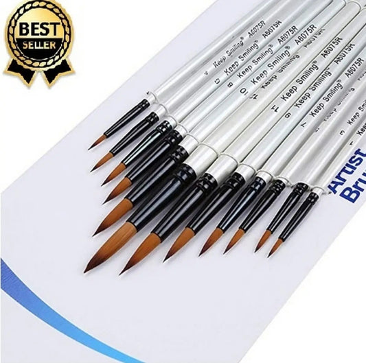 Professional Fine Tip Paint Brush Set Round