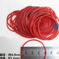High Quality Red Color Rubber Bands hair Packing