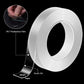 Nano tape Double sided Washable silicon Transparent tape