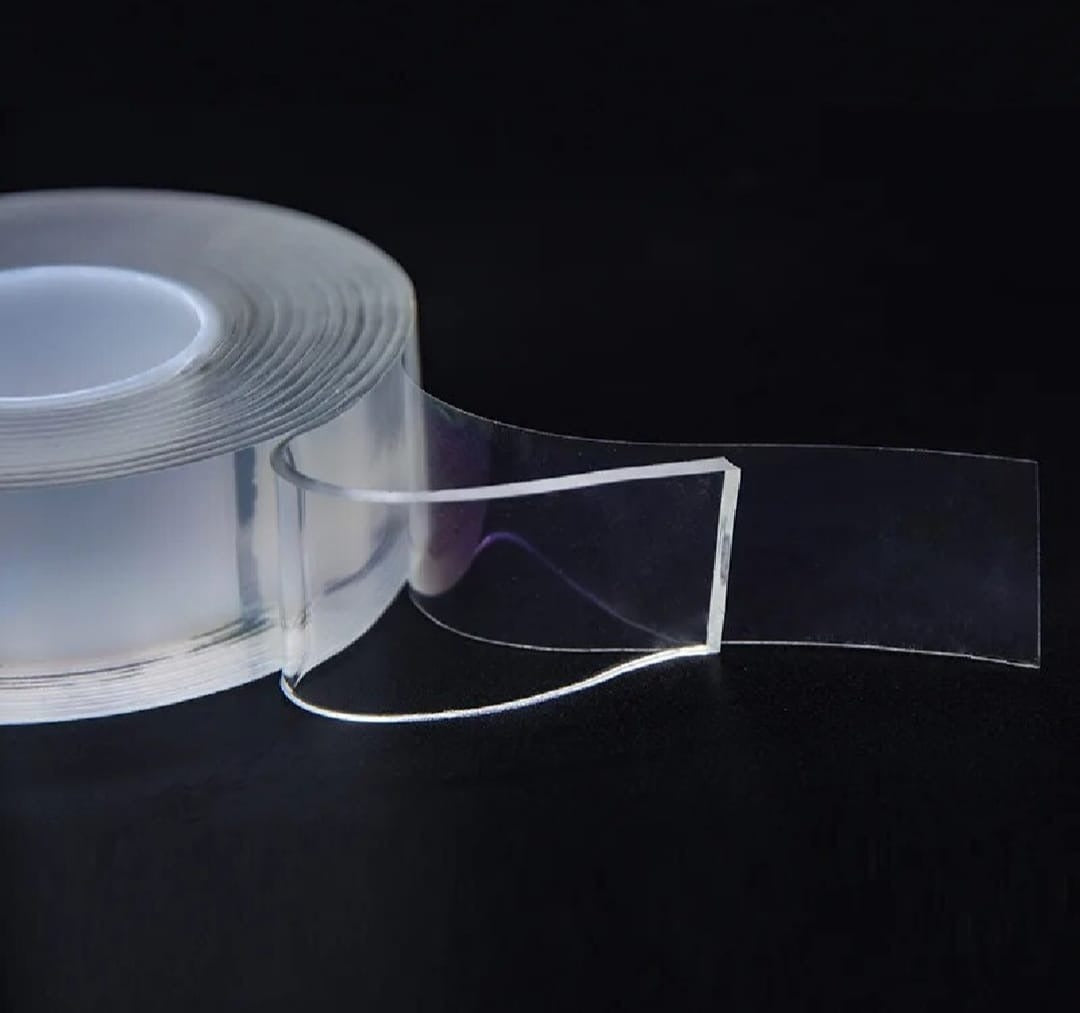 Nano tape Double sided Washable silicon Transparent tape